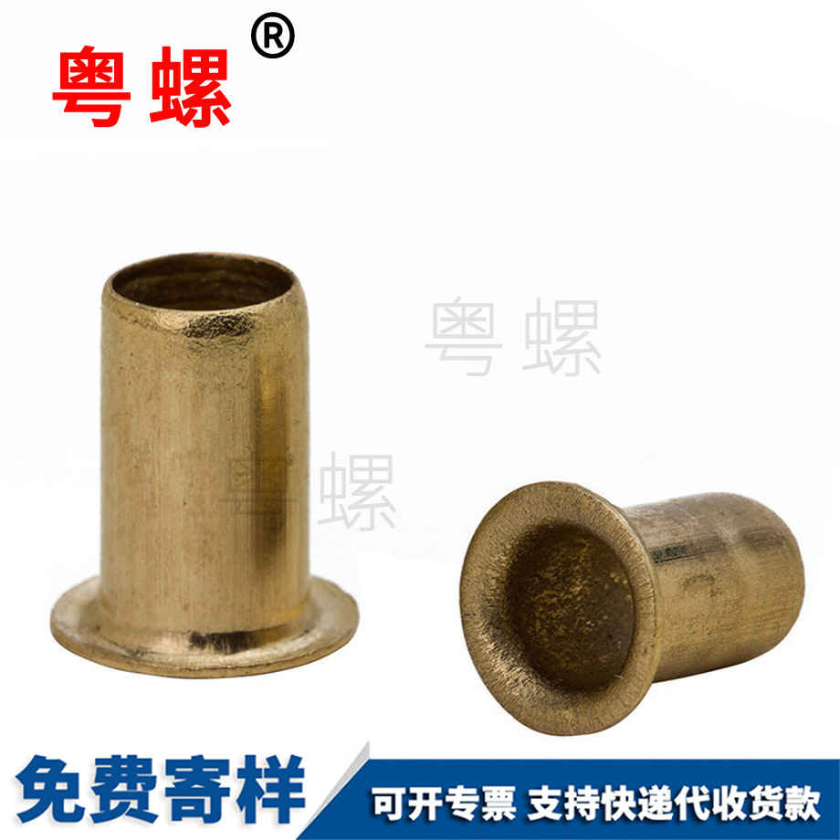 供應(yīng)黃銅西藏空心鉚釘