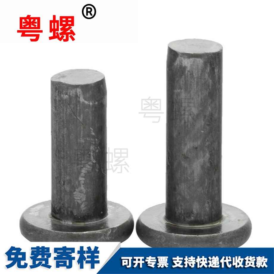 訂制鐵紅河平頭實(shí)心鉚釘